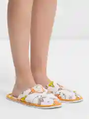 Белый тапочки домашние женские, корги