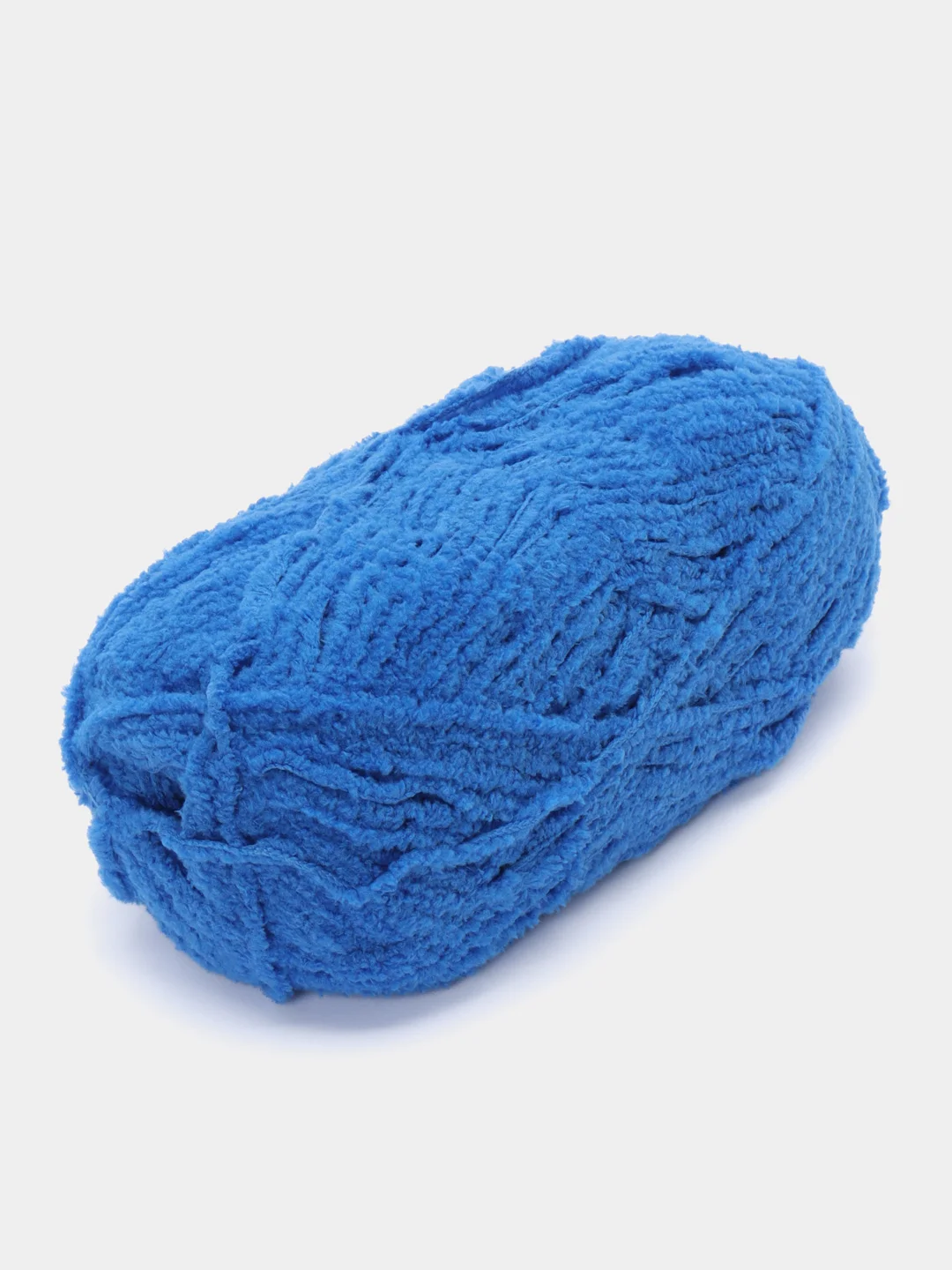 Синий пряжа плюшевая Alize Softy, микрополиэстер, 50 г, 115 м