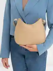 Бежевый сумка женская, через плечо
