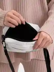 Белый сумка на молнии, унисекс, 4 цвета