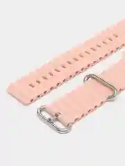 Розовый ремешок для часов Apple Watch 42, 44, 45, 49 мм, Ocean band, ULTRA, силикон