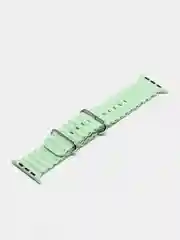 Мятный ремешок для часов Apple Watch 42, 44, 45, 49 мм, Ocean band, ULTRA, силикон