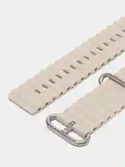 Серый меланж ремешок для часов Apple Watch 42, 44, 45, 49 мм, Ocean band, ULTRA, силикон