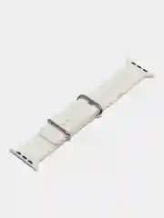 Белый ремешок для часов Apple Watch 42, 44, 45, 49 мм, Ocean band, ULTRA, силикон
