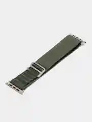 Зелёный хаки ремешок для Apple Watch 42, 44, 45, 49 мм, нейлон, Ultra, тканевый