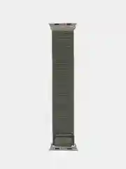 Зелёный хаки ремешок для Apple Watch 42, 44, 45, 49 мм, нейлон, Ultra, тканевый