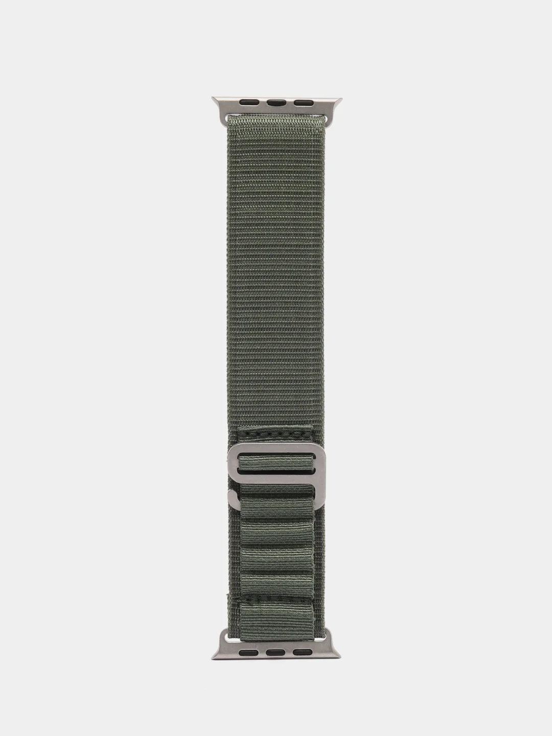 Зелёный хаки ремешок для Apple Watch 42, 44, 45, 49 мм, нейлон, Ultra, тканевый