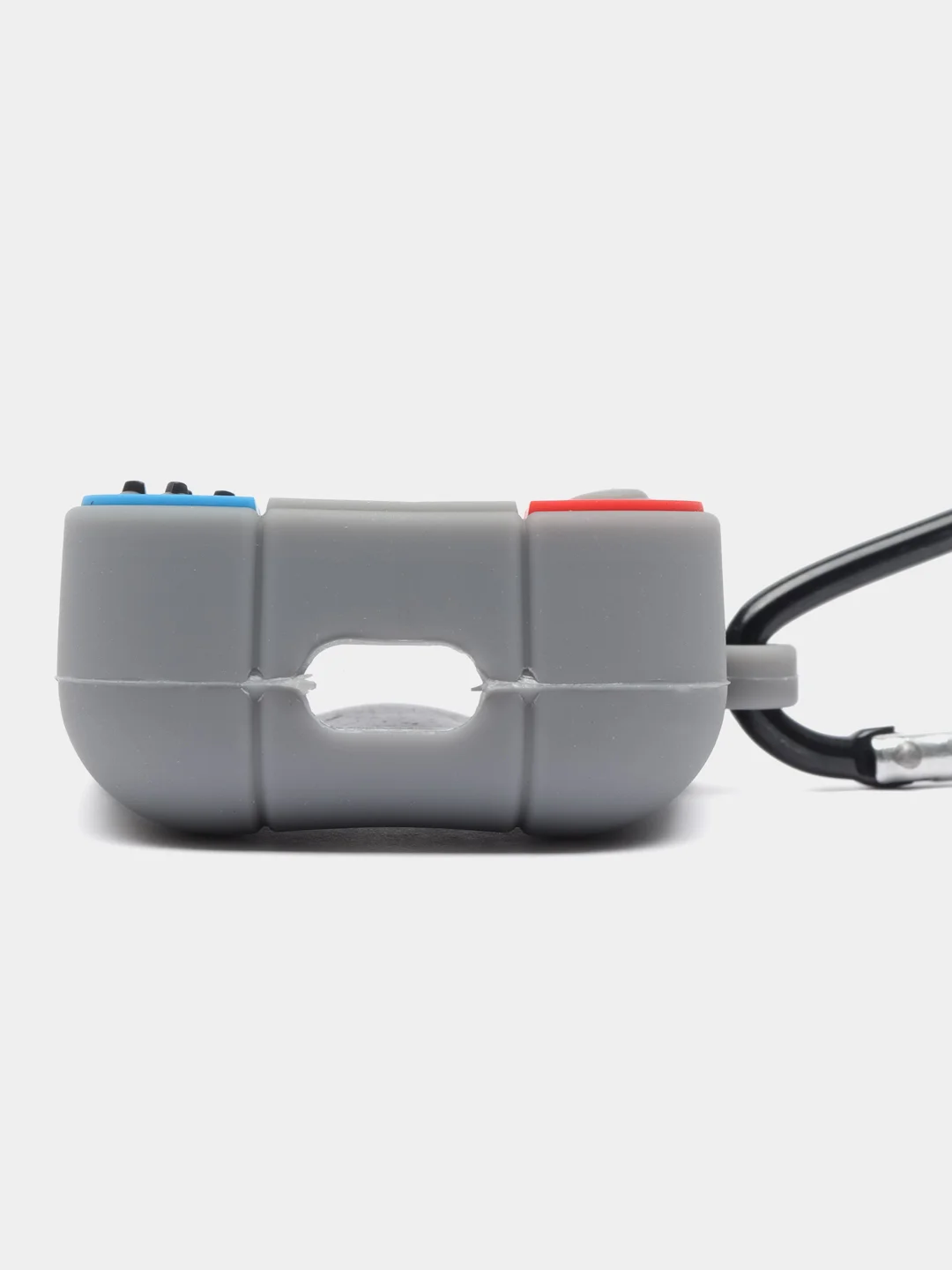 Оливковый чехол для беспроводных наушников AirPods (Аирподс) 1 / 2 / Pro, Pro 2 с карабином