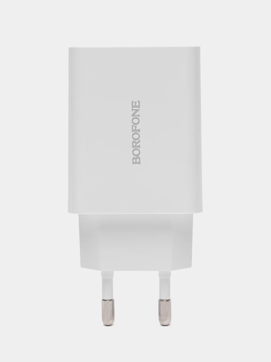 Белый зарядное устройство Borofone BA21A + кабель Type-C, Micro-USB (QC 3.0, 3A, 18W) для Android