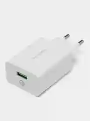 Белый зарядное устройство Borofone BA21A + кабель Type-C, Micro-USB (QC 3.0, 3A, 18W) для Android