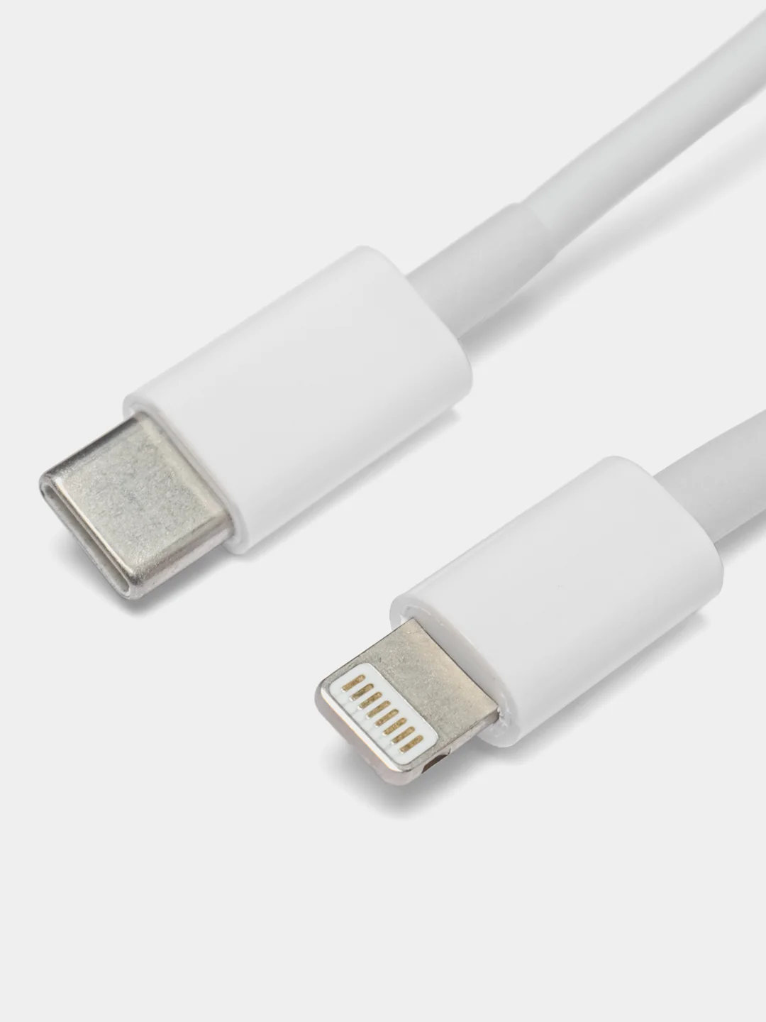 Белый автомобильное зарядное устройство Borofone BZ12A, BZ12B 18W + кабель для iPhone и Android