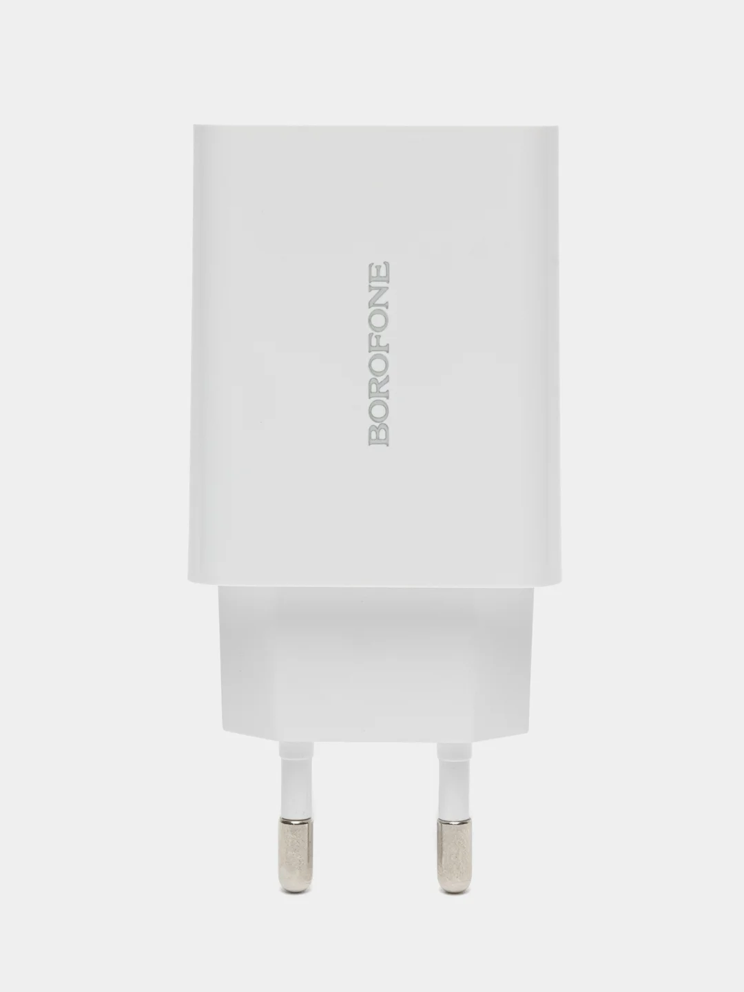 Белый зарядное устройство Borofone BA21A + кабель Type-C, Micro-USB (QC 3.0, 3A, 18W) для Android