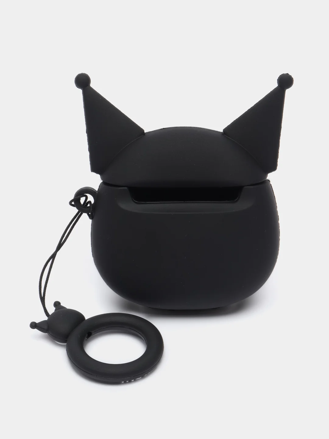 Рыжий чехол для беспроводных наушников AirPods (Аирподс) 1 / 2 / Pro, Pro 2 с карабином
