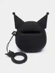 Рыжий чехол для беспроводных наушников AirPods (Аирподс) 1 / 2 / Pro, Pro 2 с карабином