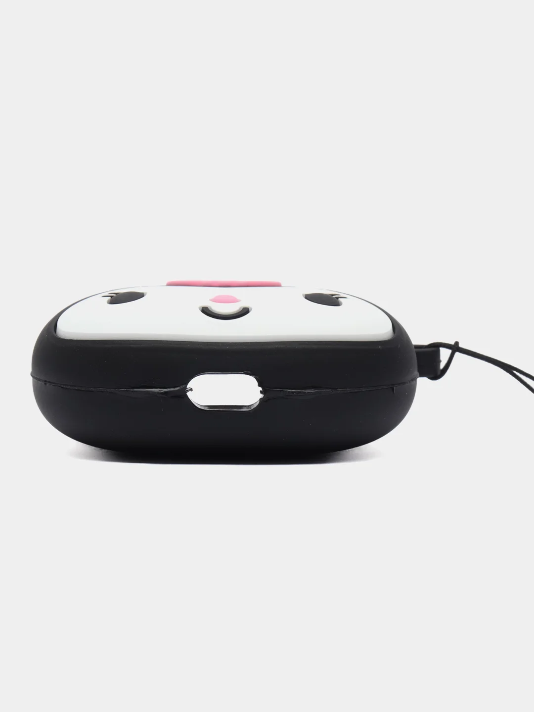 Рыжий чехол для беспроводных наушников AirPods (Аирподс) 1 / 2 / Pro, Pro 2 с карабином