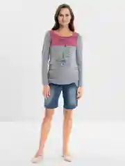 Лонгслив для беременных и кормящих i love mum