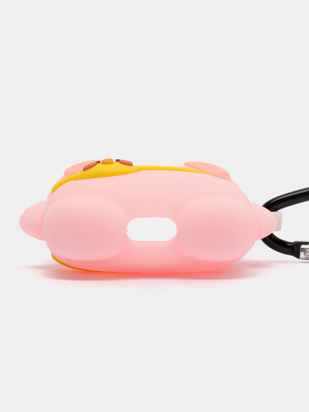 Тёмно-зелёный чехол для беспроводных наушников AirPods (Аирподс) 1 / 2 / Pro, Pro 2 с карабином