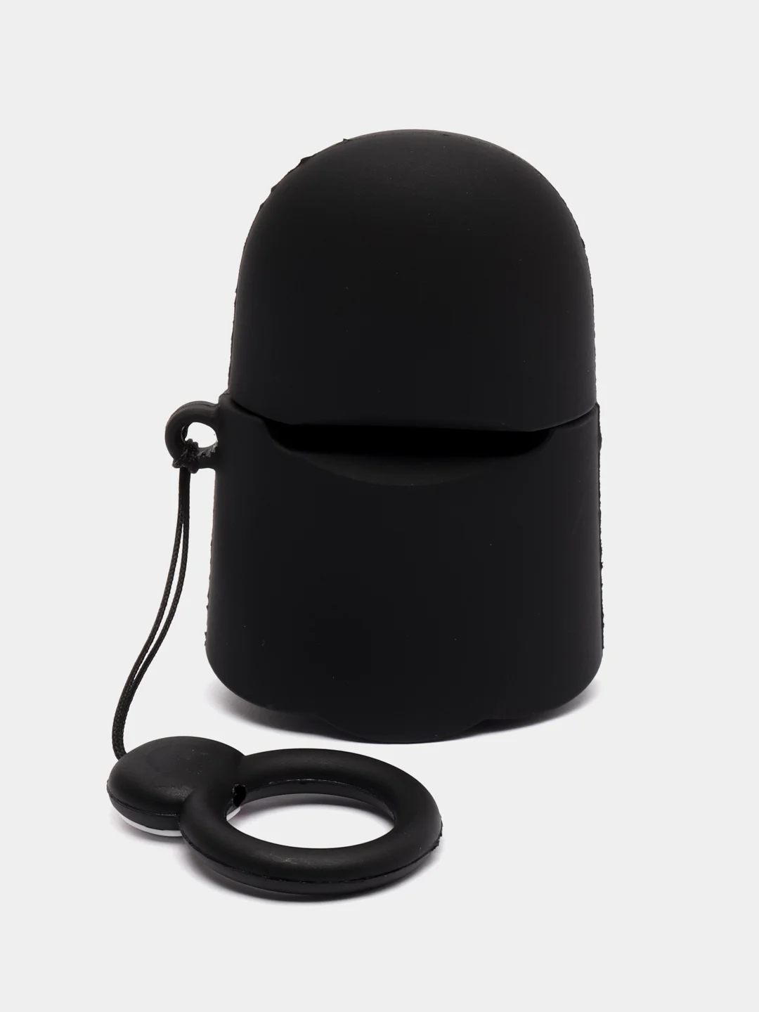 Рыжий чехол для беспроводных наушников AirPods (Аирподс) 1 / 2 / Pro, Pro 2 с карабином
