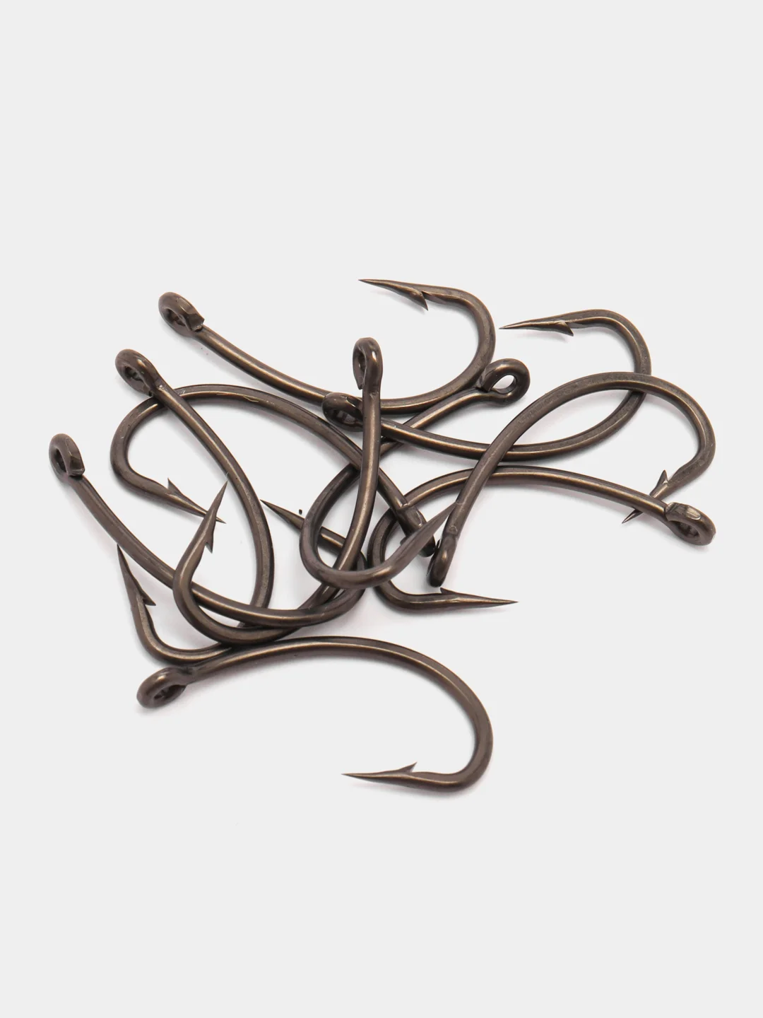 Зеленый карповые крючки для рыбалки, 10 штук, Krank, Сlawe, Wide gape, Kurv Shank, Chod Rig