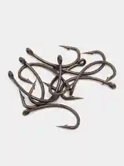 Зеленый карповые крючки для рыбалки, 10 штук, Krank, Сlawe, Wide gape, Kurv Shank, Chod Rig