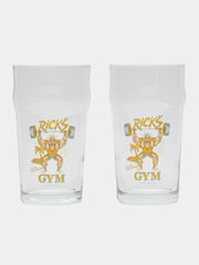 Набор пивных бокалов "Рик и Морти" Rick's gym 570 мл, 2 шт