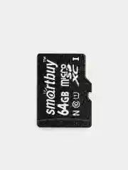 Карта памяти SmartBuy microSD, Class10, 64 GB, 128 GB, флешка для смартфона, UHS-1
