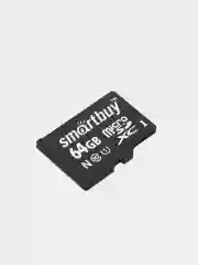 Карта памяти SmartBuy microSD, Class10, 64 GB, 128 GB, флешка для смартфона, UHS-1