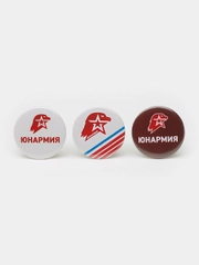 Набор значков "Юнармия", 37 мм