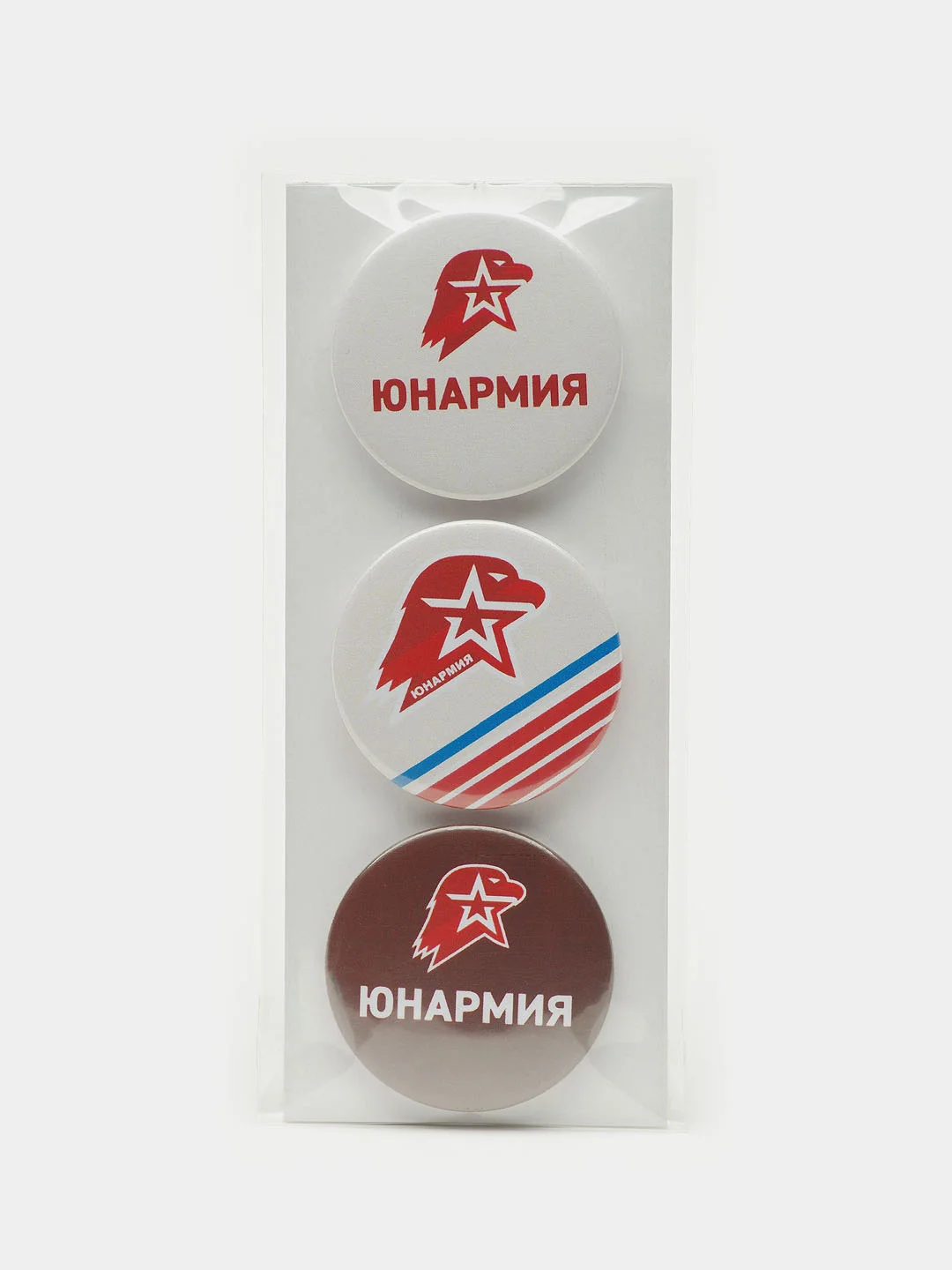 Набор значков "Юнармия", 37 мм