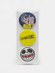Набор значков Gorillaz, 37 мм