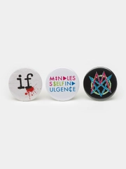 Набор значков Mindless Self Indulgence, 37 мм