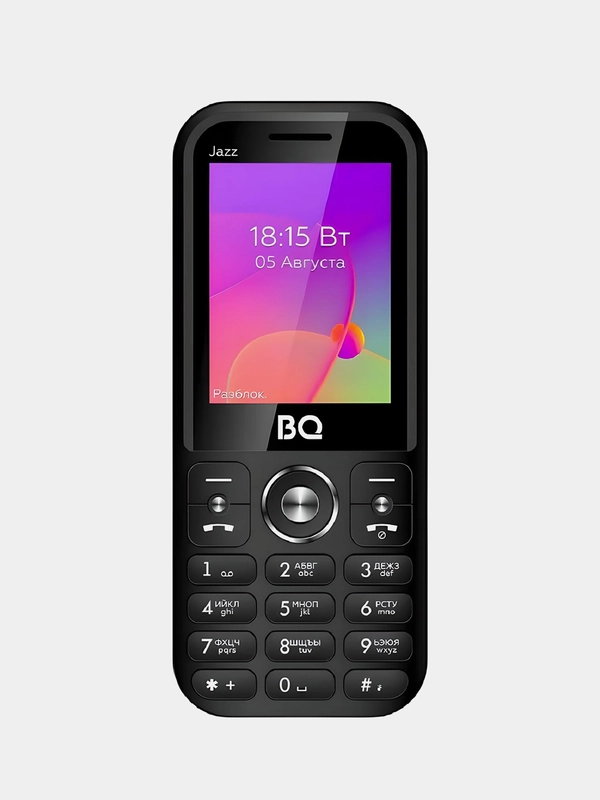 Мобильный телефон BQ 2457 Jazz, кнопочный, с камерой, 2SIM, 2700 мАч