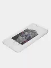 Серый меланж чехол для iPhone "Арт", на айфон 6s 7/8 Plus/Xs/XR/SE2/11/12/12 pro презент