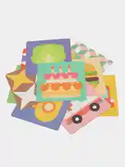 Зеленый развивающие карточки для малышей, игра для новорожденных