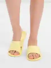 Желтый сланцы женские пляжные, 4 цвета