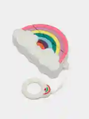 Рыжий чехол для беспроводных наушников AirPods (Аирподс) 1 / 2 / Pro, Pro 2 с карабином