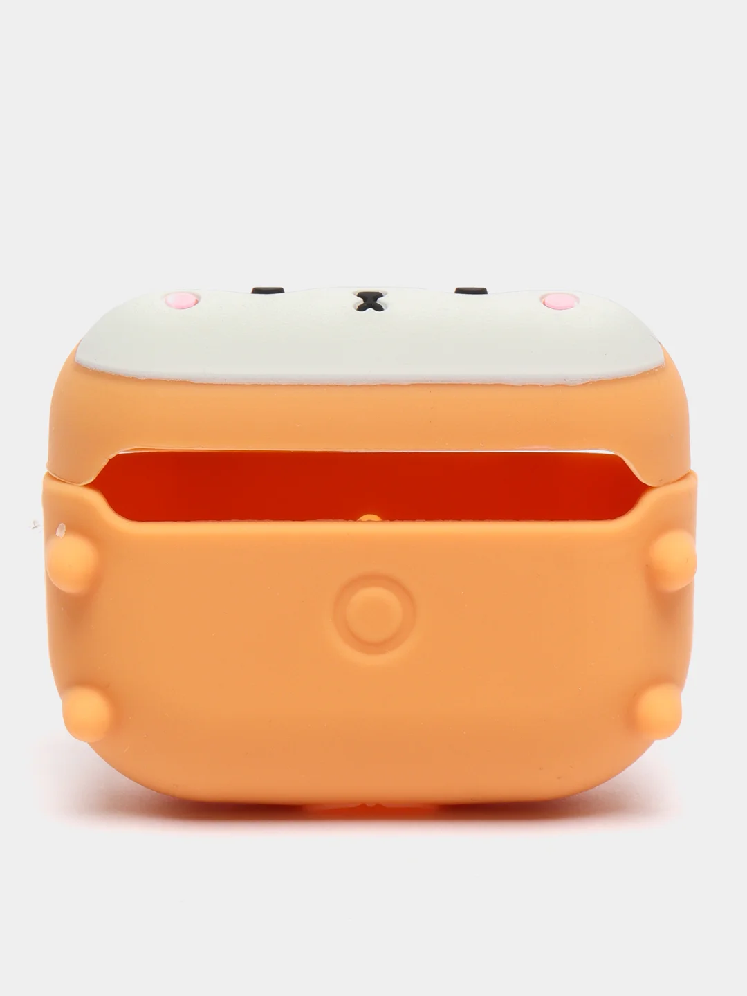 Тёмно-зелёный чехол для беспроводных наушников AirPods (Аирподс) 1 / 2 / Pro, Pro 2 с карабином