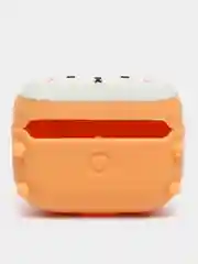 Тёмно-зелёный чехол для беспроводных наушников AirPods (Аирподс) 1 / 2 / Pro, Pro 2 с карабином