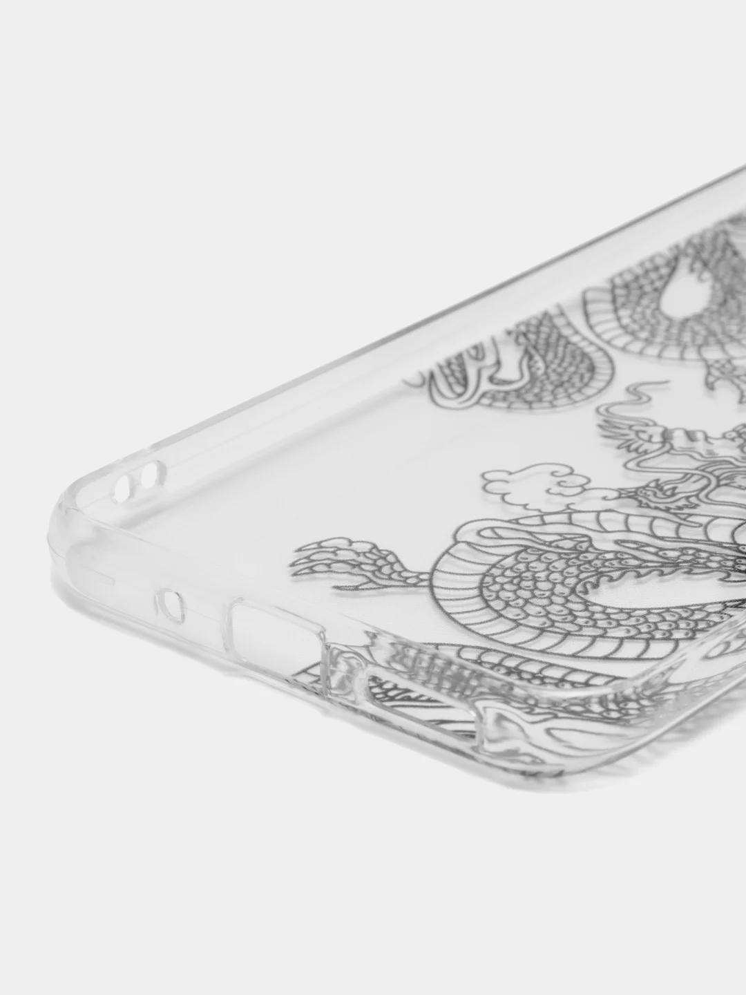Пудровый силиконовый чехол на Xiaomi Redmi 9A / Сяоми Редми 9А прозрачный с рисунком, защита камеры