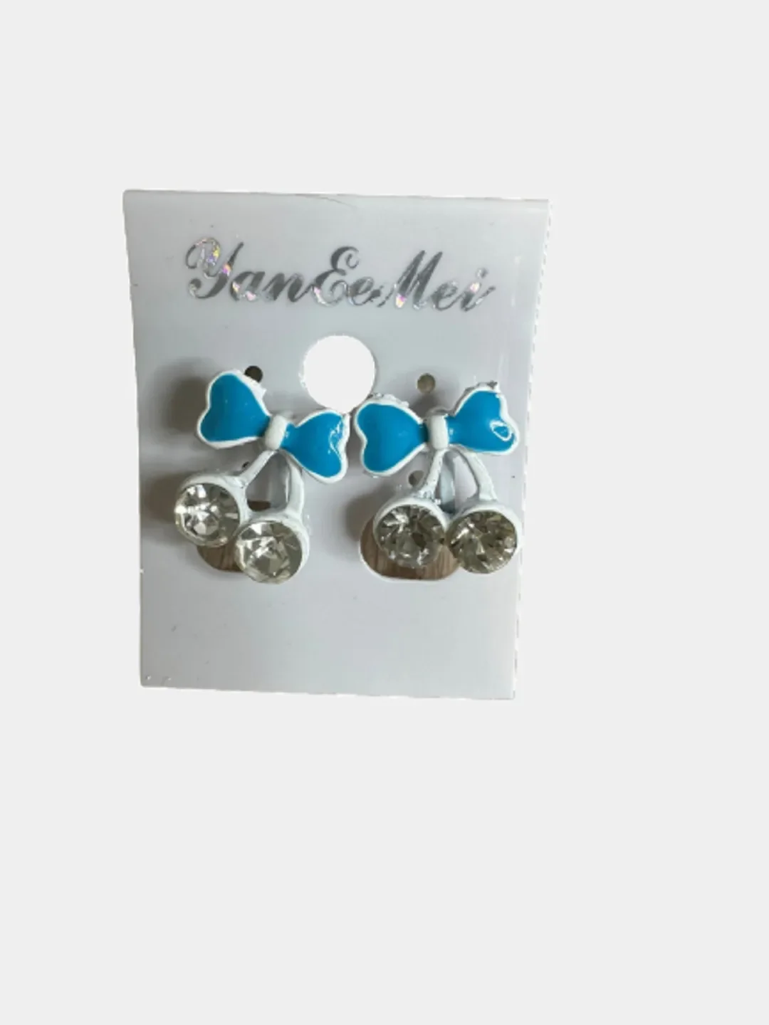 Серьги клипсы детские "Вишенка"