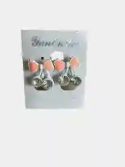 Серьги клипсы детские "Вишенка"