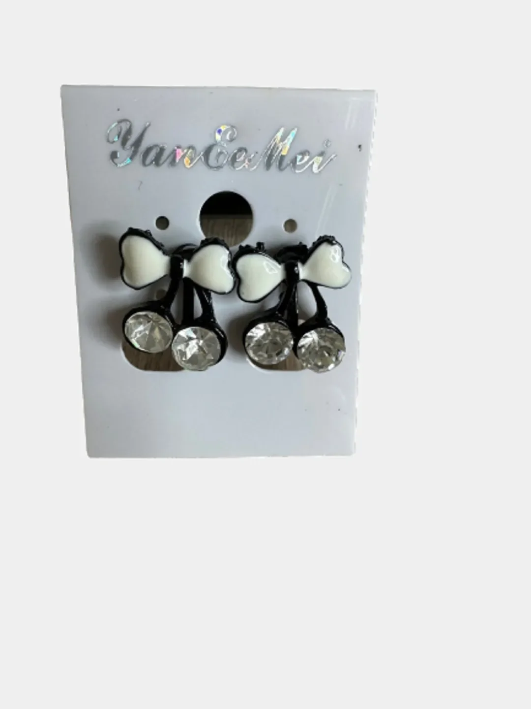 Серьги клипсы детские "Вишенка"