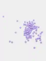 Лавандовый бисер стеклянный 10/0, 2.3 мм, разноразмерный, мелкий