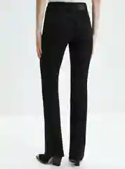 Черный джинсы женские Zarina boot cut клеш, с высокой посадкой