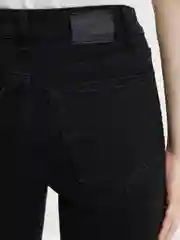 Черный джинсы женские Zarina boot cut клеш, с высокой посадкой