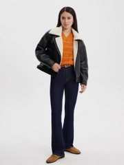 Джинсы женские Zarina boot cut клеш, с высокой посадкой