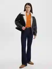 Джинсы женские Zarina boot cut клеш, с высокой посадкой