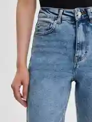 Голубой джинсы женские Zarina mom fit, с высокой посадкой