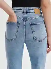 Голубой джинсы женские Zarina mom fit, с высокой посадкой