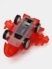 Красный инерционный самолётик, мини